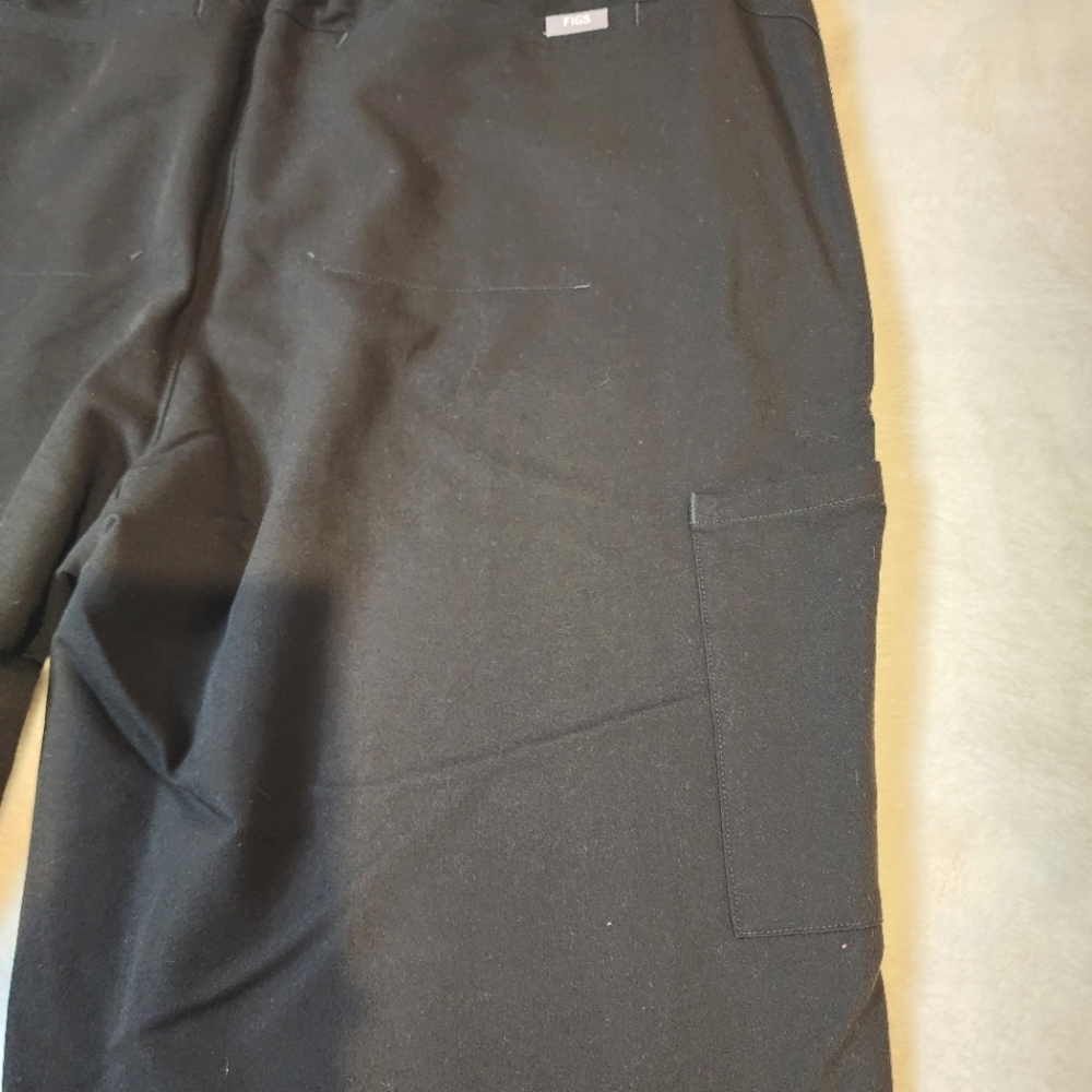 Figs Women's High Waisted Alva Skinny Tapered Scrub Pants Black 2XL - Tall - Picture 5 of 9